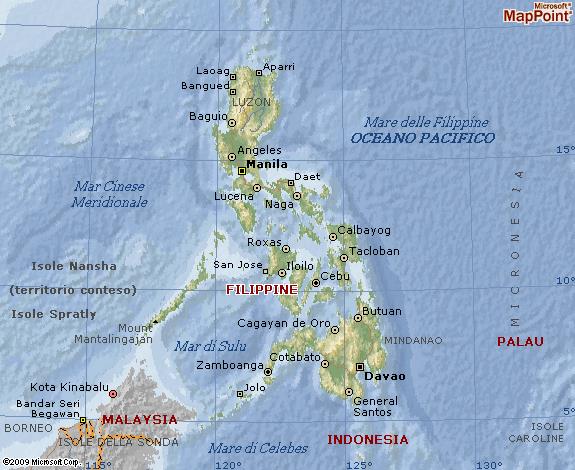 Cartina Filippine