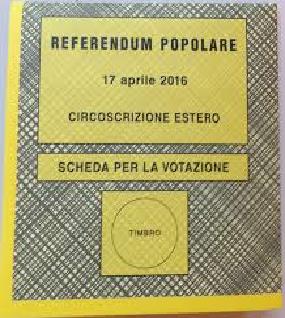 Scheda referendum