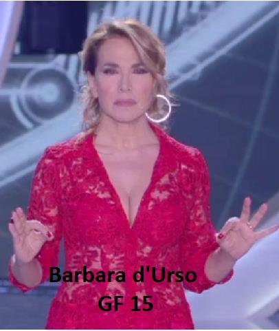 Barbara d'urso gf15